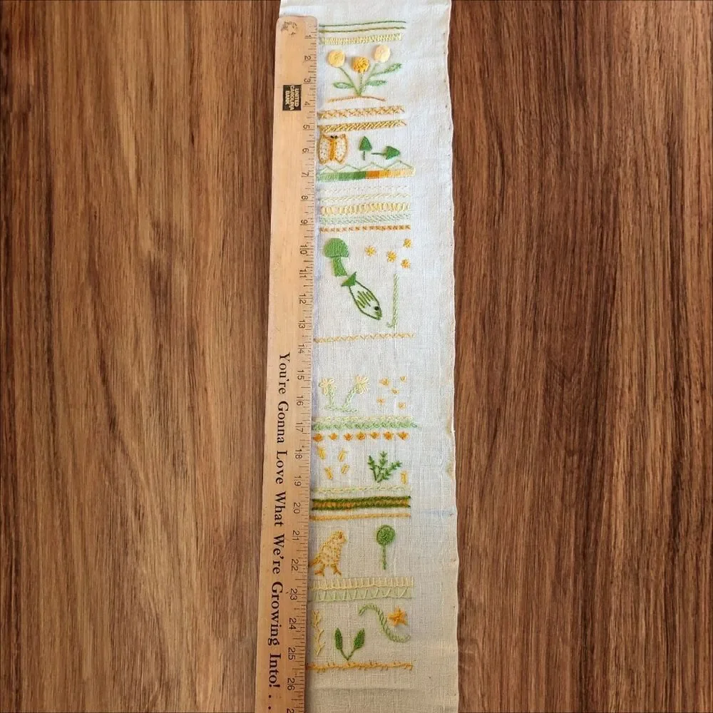 Handmade vintage needlepoint